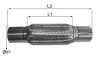 06.53.45 IMASAF Гофрированная труба, выхлопная система