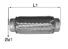 06.65.60 IMASAF Гофрированная труба, выхлопная система