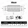 Превью - HBFE51X152-280 MILES Гофрированная труба, выхлопная система (фото 2)