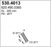 530.4013 ASSO Гофрированная труба, выхлопная система