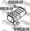 Превью - MEXB-04 FEBEST Буфер, глушитель (фото 2)