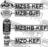 Превью - MZD-KEF FEBEST Буфер, амортизация (фото 2)