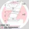 23222.190.1 ZIMMERMANN Тормозные колодки