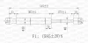 Превью - GSR6066.00 OPEN PARTS Газовая пружина, крышка багажник (фото 2)