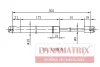 DGS006957 DYNAMATRIX Газовая пружина, крышка багажник