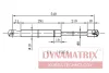 DGS011499 DYNAMATRIX Газовая пружина, крышка багажник