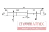 DGS015496 DYNAMATRIX Газовая пружина, крышка багажник