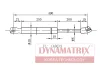 DGS017203 DYNAMATRIX Газовая пружина, крышка багажник