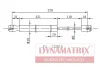 DGS034249 DYNAMATRIX Газовая пружина, крышка багажник