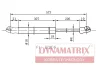 DGS2569LN DYNAMATRIX Газовая пружина, крышка багажник