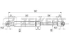 GF-1129 ZEKKERT Газовая пружина, крышка багажник
