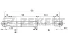 GF-1343 ZEKKERT Газовая пружина, крышка багажник