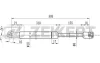 GF-1803 ZEKKERT Газовая пружина, крышка багажник