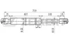 GF-2001 ZEKKERT Газовая пружина, крышка багажник