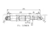 GF-2274 ZEKKERT Газовая пружина, крышка багажник