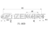 GF-2389 ZEKKERT Газовая пружина, крышка багажник