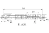 GF-2501 ZEKKERT Газовая пружина, крышка багажник