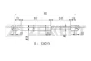 GF-2104 ZEKKERT Газовая пружина, капот
