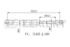 GF-2459 ZEKKERT Газовая пружина, заднее стекло