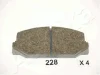 Превью - 50-02-228 ASHIKA Комплект тормозных колодок, дисковый тормоз (фото 2)