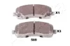 Превью - 51-05-509 ASHIKA Комплект тормозных колодок, дисковый тормоз (фото 2)
