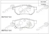 KD1520 ASIMCO Комплект тормозных колодок, дисковый тормоз