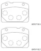 Превью - KD8789 ASIMCO Комплект тормозных колодок, дисковый тормоз (фото 2)