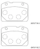 Превью - KD8789 ASIMCO Комплект тормозных колодок, дисковый тормоз (фото 3)
