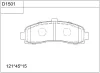 Превью - KD1501 ASIMCO Комплект тормозных колодок, дисковый тормоз (фото 3)