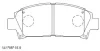 Превью - KD2267 ASIMCO Комплект тормозных колодок, дисковый тормоз (фото 2)