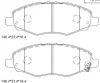Превью - KD2735 ASIMCO Комплект тормозных колодок, дисковый тормоз (фото 2)