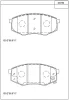Превью - KD9780 ASIMCO Комплект тормозных колодок, дисковый тормоз (фото 2)