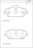 Превью - KD72801 ASIMCO Комплект тормозных колодок, дисковый тормоз (фото 3)