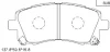 Превью - KD3780 ASIMCO Комплект тормозных колодок, дисковый тормоз (фото 2)