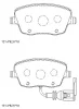 Превью - KD7551 ASIMCO Комплект тормозных колодок, дисковый тормоз (фото 3)