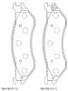 Превью - KD6330 ASIMCO Комплект тормозных колодок, дисковый тормоз (фото 2)
