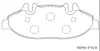 Превью - KD7544 ASIMCO Комплект тормозных колодок, дисковый тормоз (фото 2)