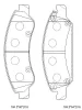 Превью - KD6795 ASIMCO Комплект тормозных колодок, дисковый тормоз (фото 2)