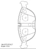 Превью - KD7772 ASIMCO Комплект тормозных колодок, дисковый тормоз (фото 2)