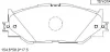 Превью - KD2502 ASIMCO Комплект тормозных колодок, дисковый тормоз (фото 2)