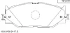 Превью - KD2502 ASIMCO Комплект тормозных колодок, дисковый тормоз (фото 3)