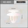 KE-460 MASUMA Зажим, молдинг / защитная накладка