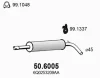 Превью - 50.6005 ASSO Средний глушитель выхлопных газов (фото 2)