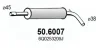 Превью - 50.6007 ASSO Средний глушитель выхлопных газов (фото 2)