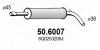 Превью - 50.6007 ASSO Средний глушитель выхлопных газов (фото 3)