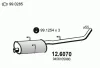 Превью - 12.6070 ASSO Средний глушитель выхлопных газов (фото 2)