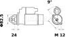 MS 10 KNECHT/MAHLE Стартер