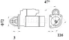 Превью - MS 1078 KNECHT/MAHLE Стартер (фото 2)