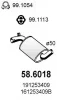 Превью - 58.6018 ASSO Средний глушитель выхлопных газов (фото 2)