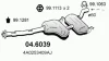 Превью - 04.6039 ASSO Средний глушитель выхлопных газов (фото 2)